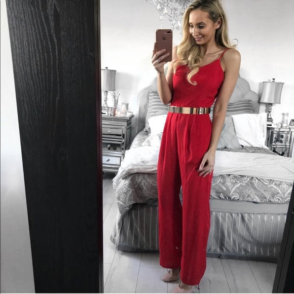Charlotte Russe Pants - Beautiful Red Romper